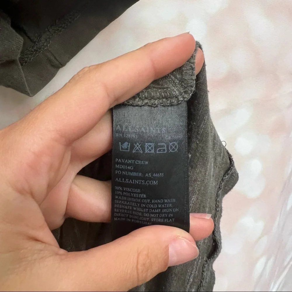 🦄SOLD🦄 AllSaints Pavant Crew Short Sleeve T-Shirt - Picture 5 of 9